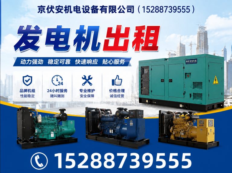 临夏发电车租赁展示图