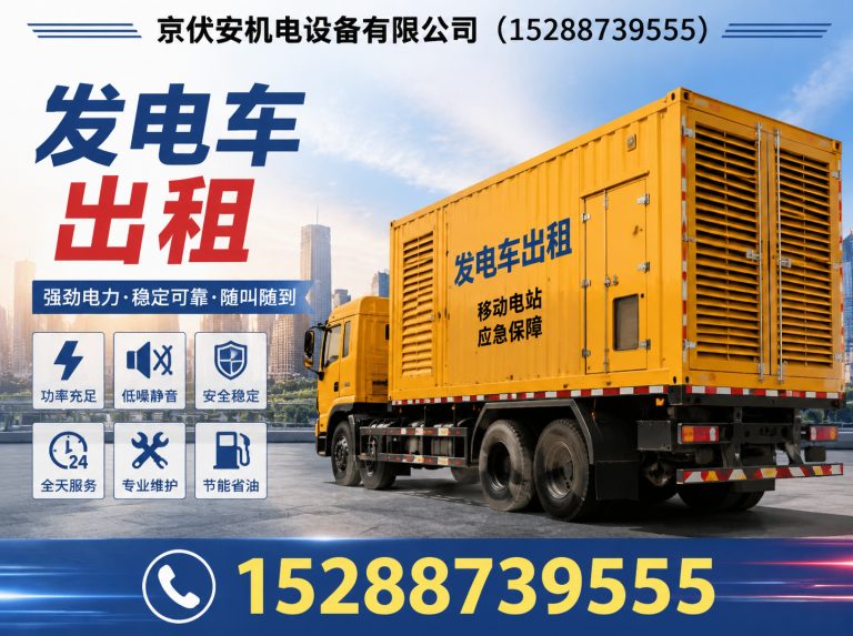 临夏静音发电车租赁展示图