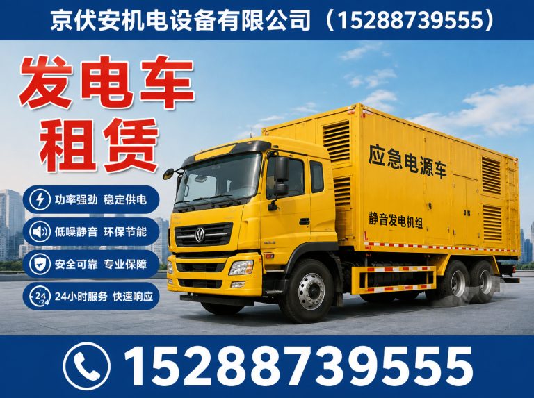 临夏应急发电机出租展示图